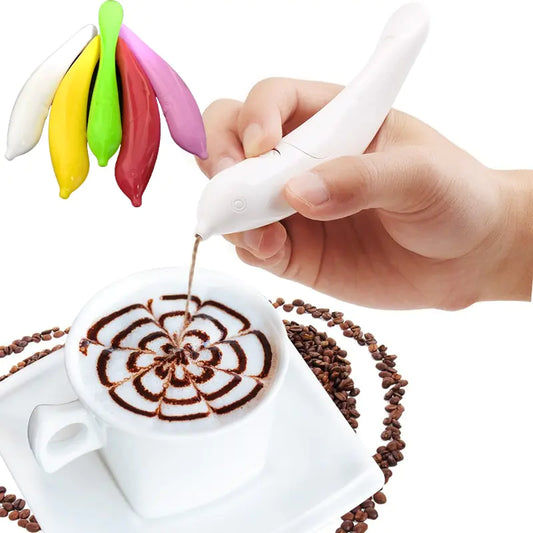 Electrical Latte Art Pen for Coffee