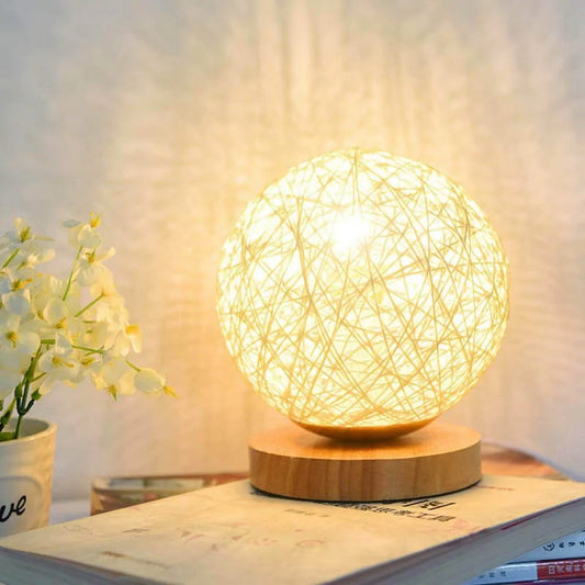 Moonlight Wooden Lamp